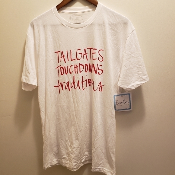 Edna Rose Tailgates Touchdowns Traditions T-Shirt - Picture 2 of 7